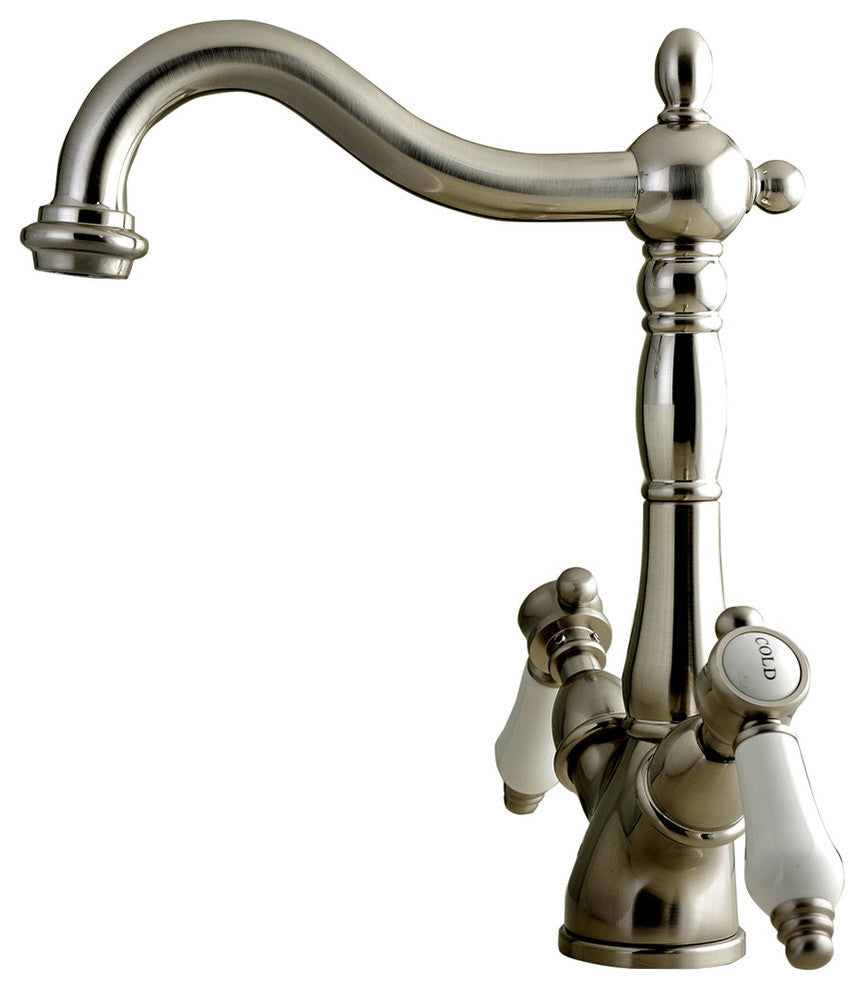 Kingston Brass Vessel Sink Faucet, Brushed Nickel