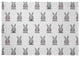 Bunny Fluffle Easter Chenille Rug, Dark Cobalt Blue, 5'x7'