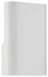 Punch 1-Light Wall Washer, White Finish
