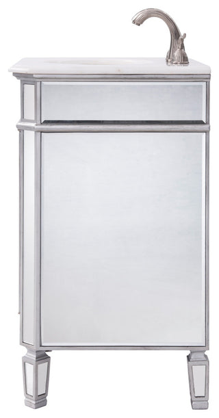 24" Single Bathroom Vanity Set, White, White, 24