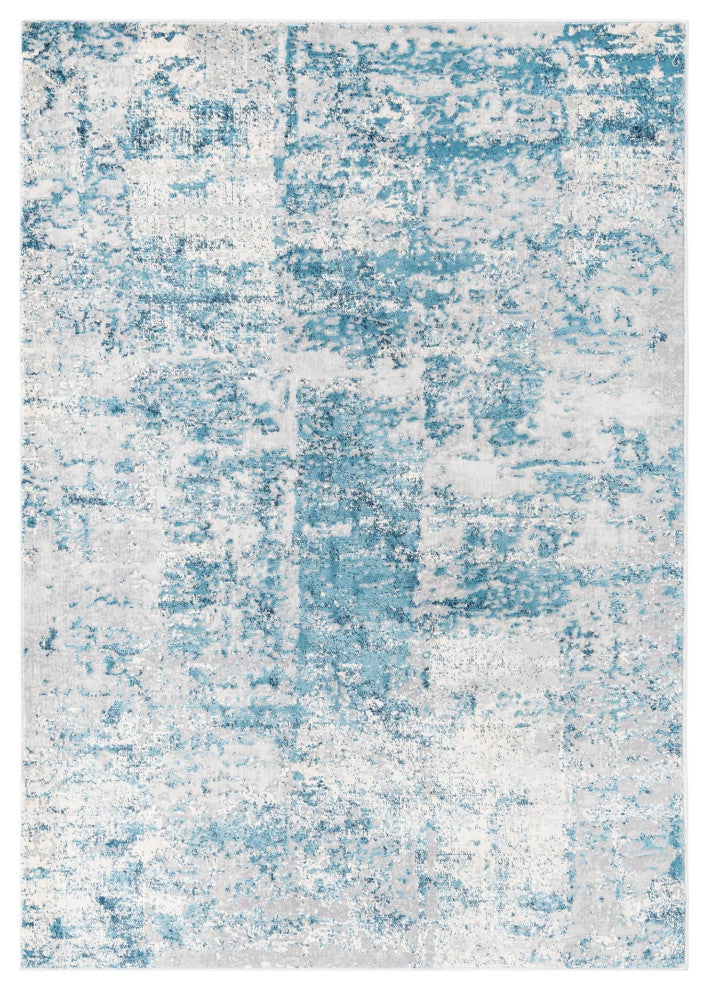 Unique Loom Elizabeth Finsbury Rug, Blue, 4'x6'