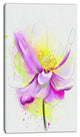 Beautiful Purple Flower with Yellow, Flowers Canvas Wall Artwork, 16"x32"