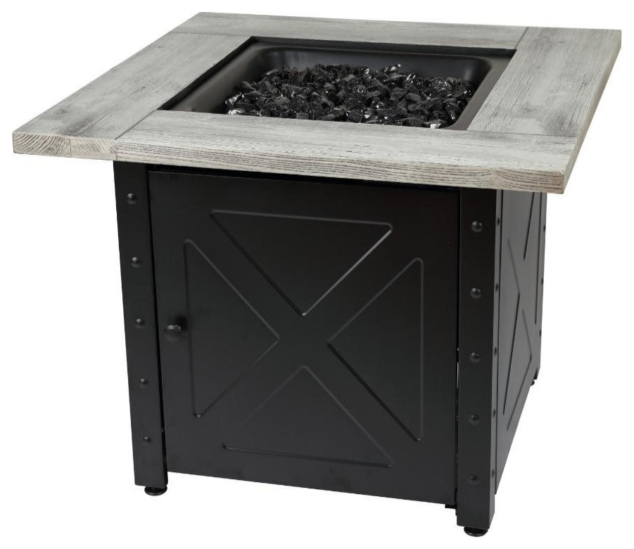 Endless Summer Mason 30" Square LP Fire Pit Table