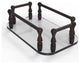 Vanity Top Glass Guest Towel Tray, Venetian Bronze