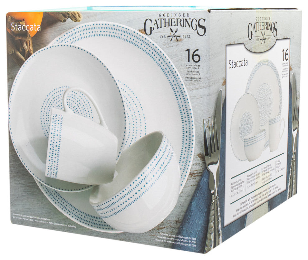Staccata 16 Piece Dinnerware Set