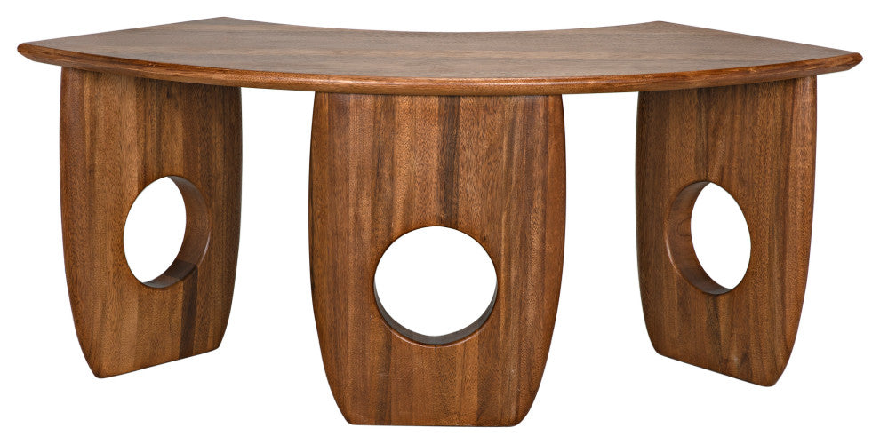 Noir Furniture - Lobster Desk in Dark Walnut - GDES199DW