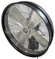 Outdoor Wall Mount Fan, Black, 26x26