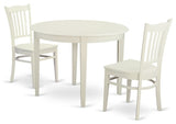 3-Piece Dinette Table Set For 2, Kitchen Table And 2 Dining Chairs