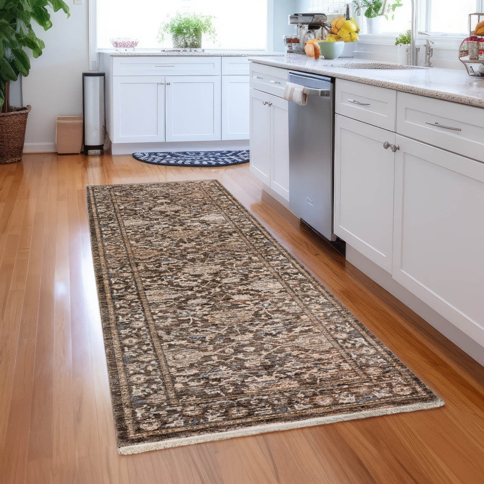 Yarra YA1 Fudge 2'3" x 7'10" Runner Rug