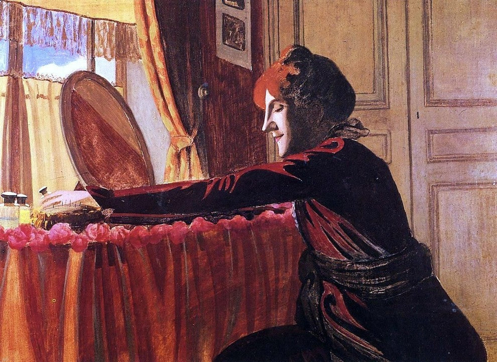 Felix Vallotton Madame Felix Vallotton at Her Dressing Table Wall Decal