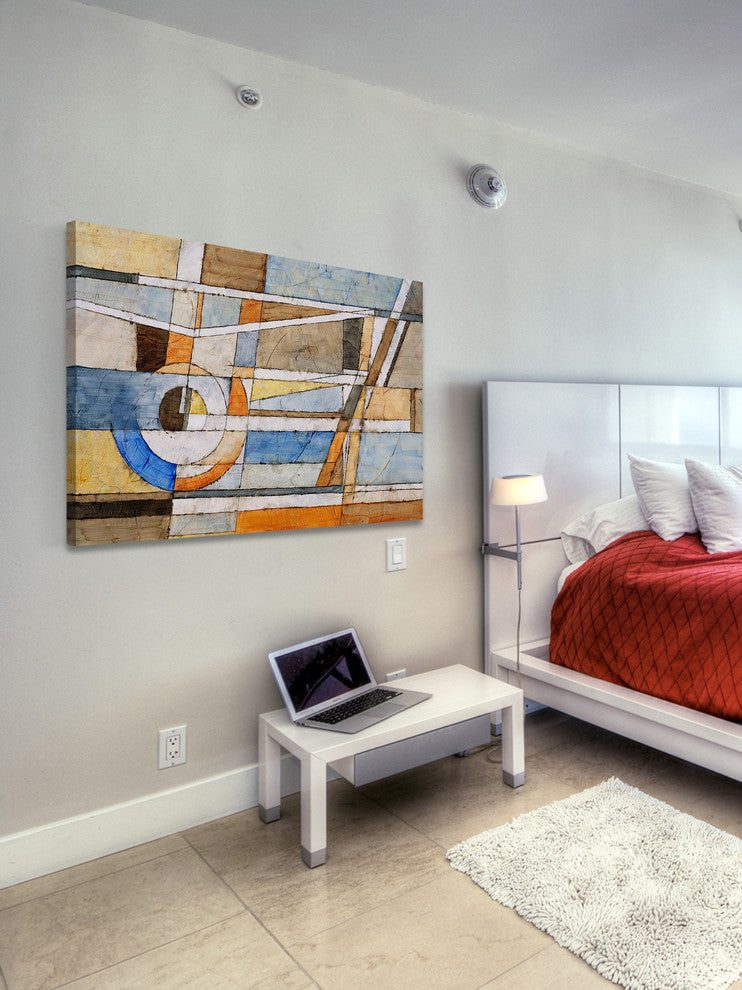 "Exploring Dimension" Painting Print on Canvas