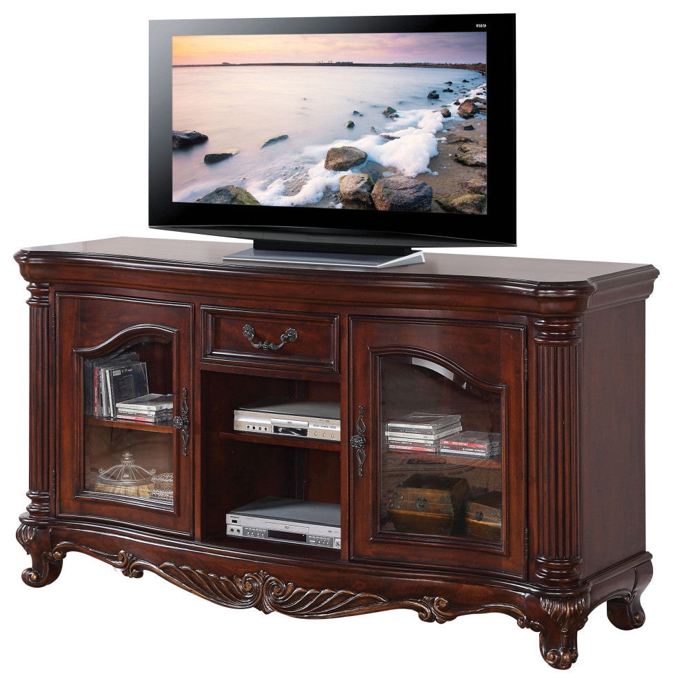 Acme Remington TV Stand, Brown Cherry