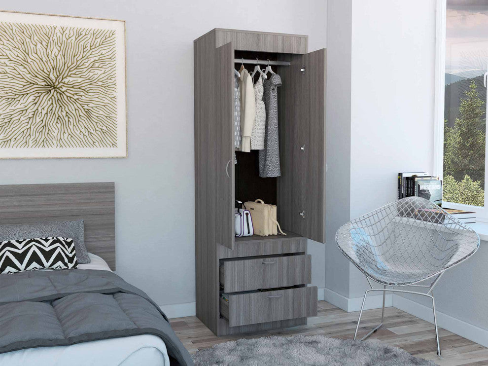 Alabama Armoire, Light Gray