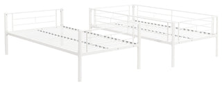 Gewnee Twin Over Twin Metal Bunk Bed