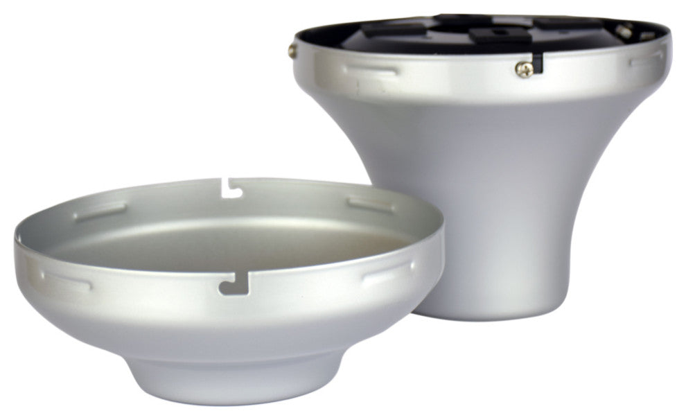 Close to Ceiling Kit, Silver, Wet Rated