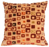 Pillow Decor - Window Box in Red Wine Throw Pillow
