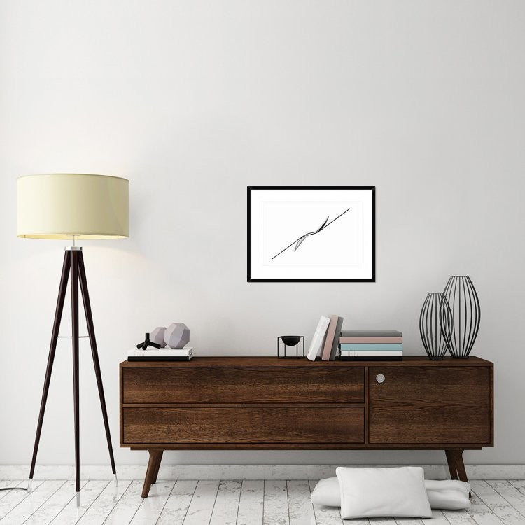 "Balance" Framed Digital Print by Gert Lavsen, 30x22"