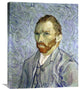 "Self Portrait" Stretched Canvas Giclee by Vincent Van Gogh, 24"x30"
