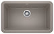 Blanco Ikon Silgranit 30" Apron Front Kitchen Sink, Truffle