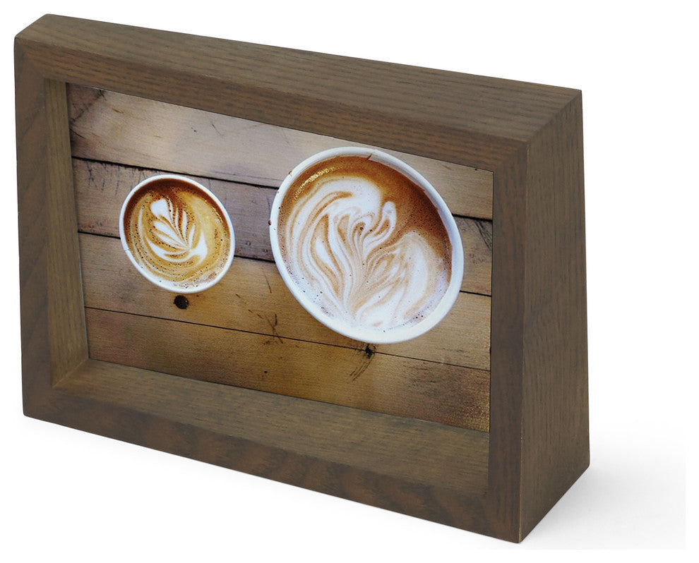 Edge 4"x6" Frame, Aged Walnut