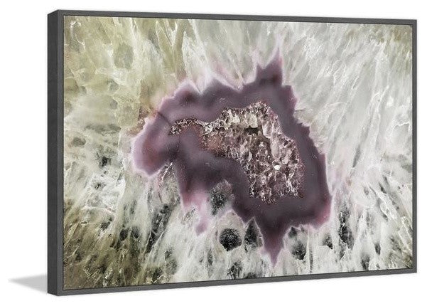 "Crackled" Floater Framed Painting Print on Canvas, 36"x24"