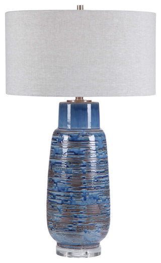 Uttermost Magellan Table Lamp 28276 - Blue