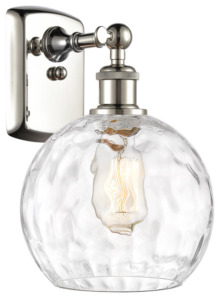 Innovations 516-1W-PN-G1215-8-LED 1 Light Sconce, Polished Nickel