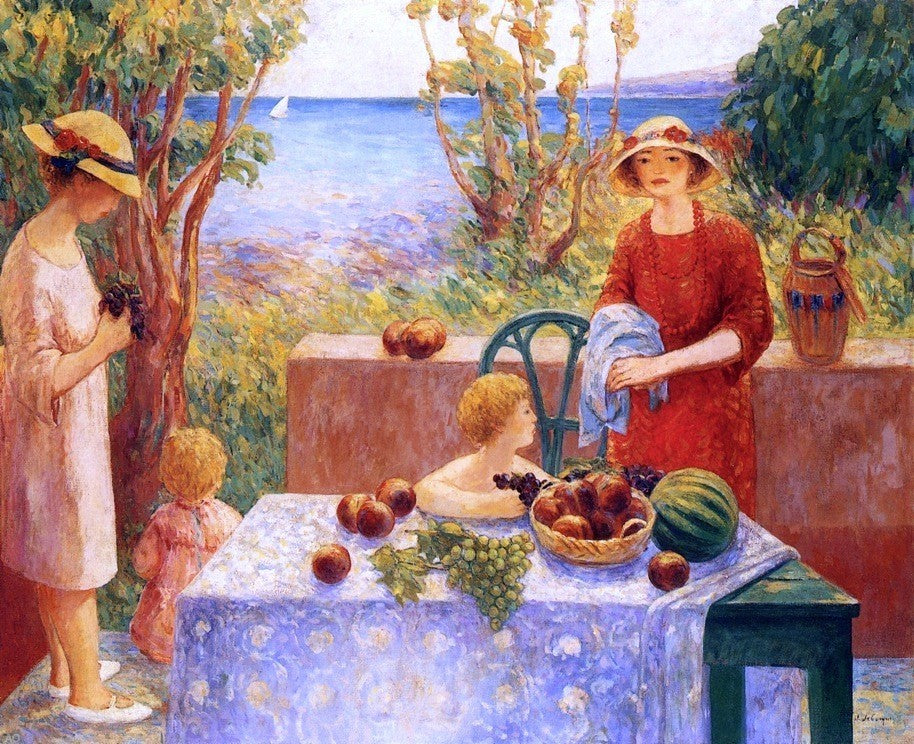Henri Lebasque Champigne - 20" x 25" Premium Canvas Print