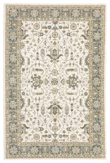 Oriental Weavers Andorra Ivory/ Blue Oriental Indoor Area Rug 8'6"X11'7"