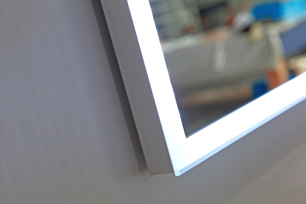 Vanity Art LED Lighted Vanity Bathroom Mirror With Touch Sensor, 35"