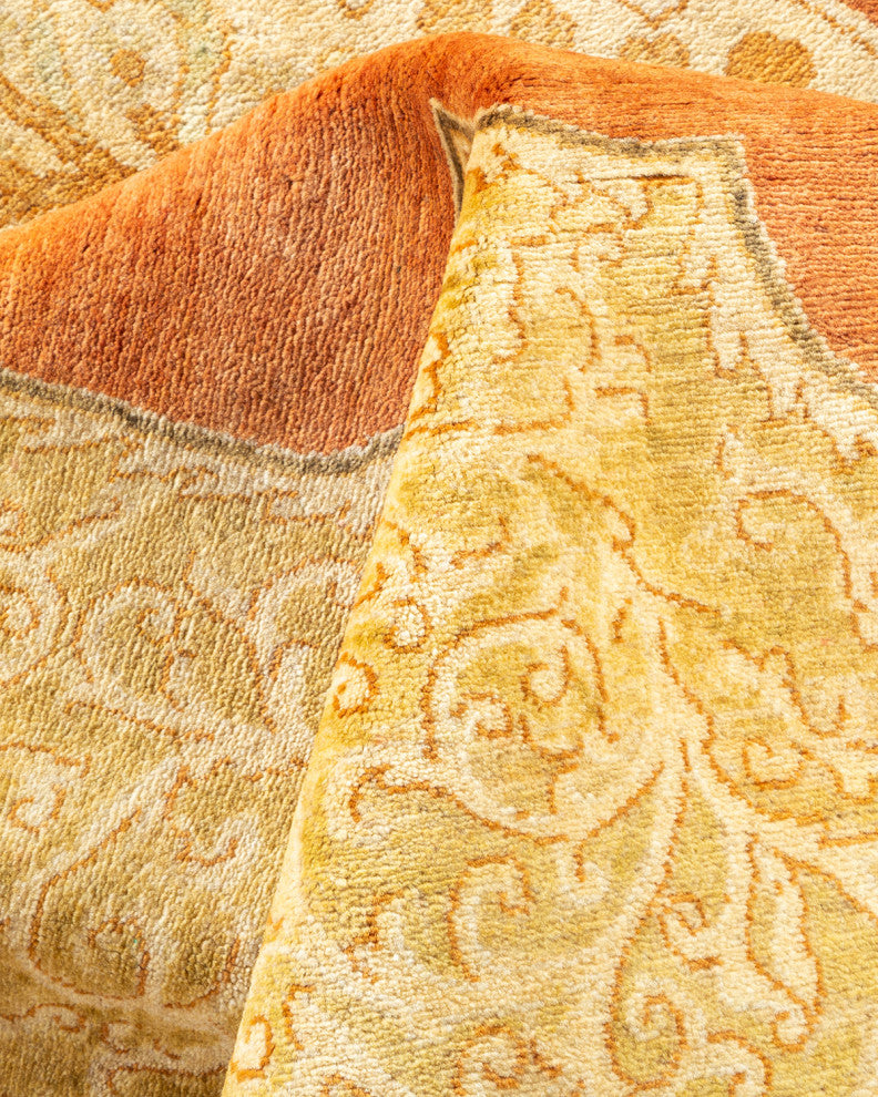 Lena, One-of-a-Kind Hand-Knotted Area Rug Brown, 8'4"x10'7"