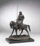 Ferguson Bronze African Herder on Horse Statue, Bronze