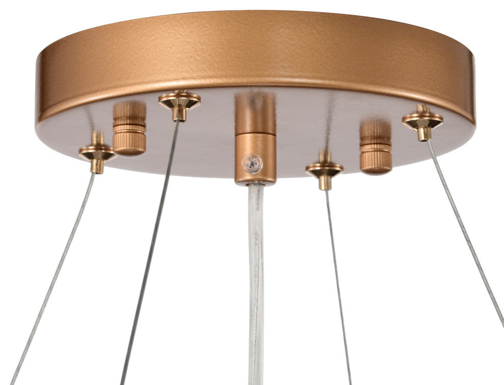 Sophia 6-Light Chandelier Shiny Bronze