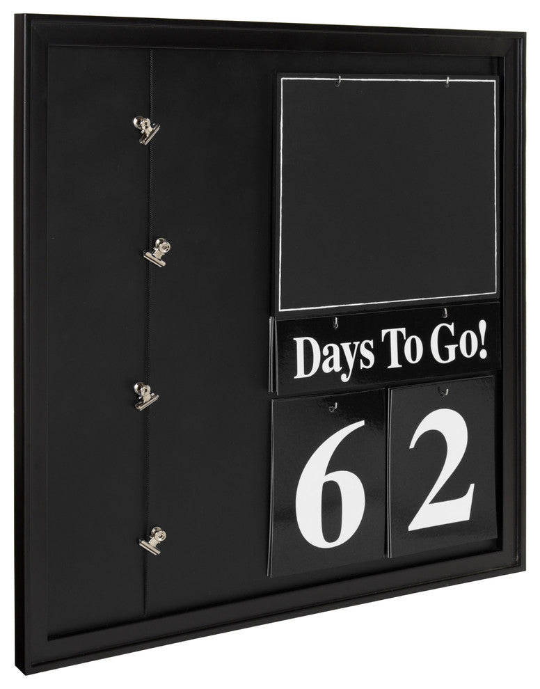 Kate and Laurel, Kayden 30 Day Countdown Collage, Black