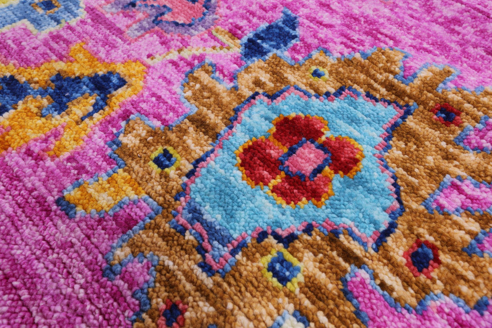 Turkish Oushak Handmade Wool Rug 9' 11" X 14' 0" - Q16116