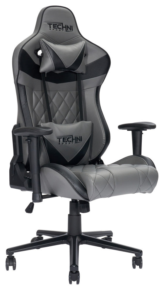 XL Ergonomic Gaming Chair, Gray