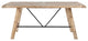 INK+IVY Sonoma Dining Bench, Natural, Natural, Dining Table