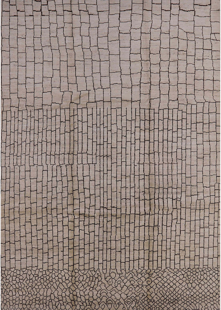 Ahgly Company Indoor Rectangle Mid-Century Modern Area Rugs, 6' x 9'