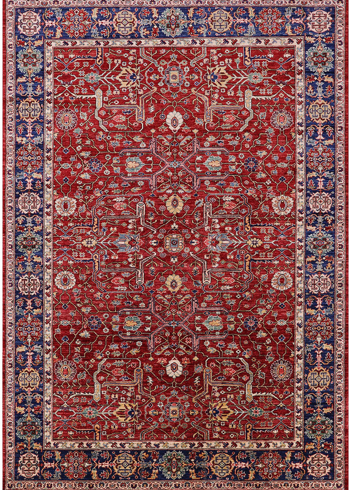 Ahgly Company Indoor Rectangle Mid-Century Modern Area Rugs, 7' x 10'