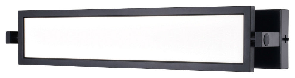 Fremont 27" LED Black Bathroom Vanity Wall Light With Rotating Light