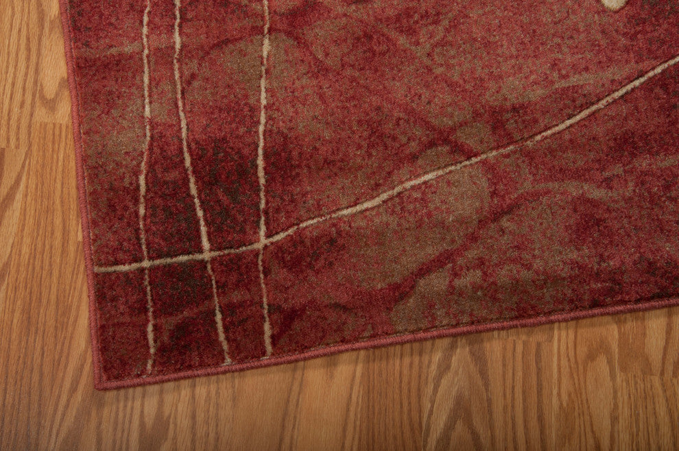 Nourison Somerset 2'3" x 8' Flame Rustic Indoor Area Rug