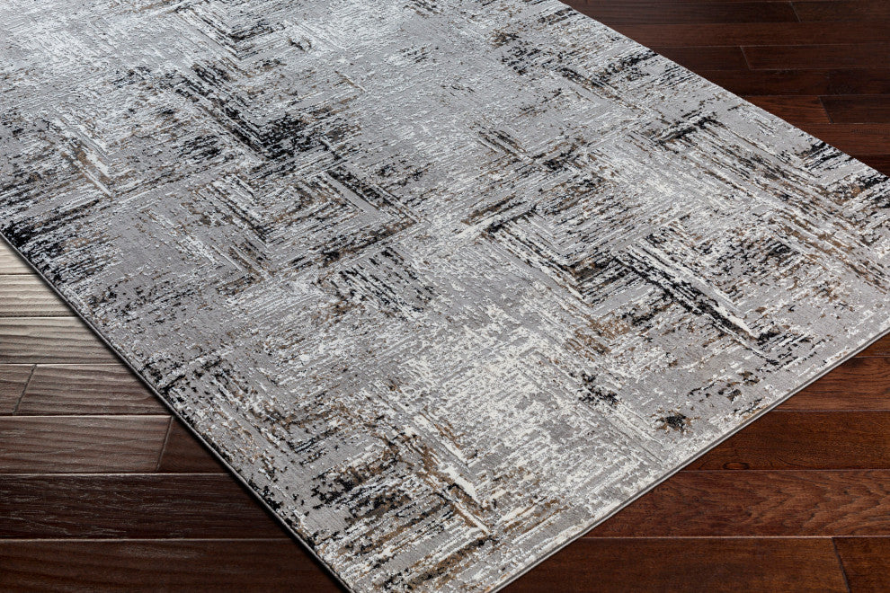 Allegro ALG-2322 Modern Gray 9'2"x12' Area Rug
