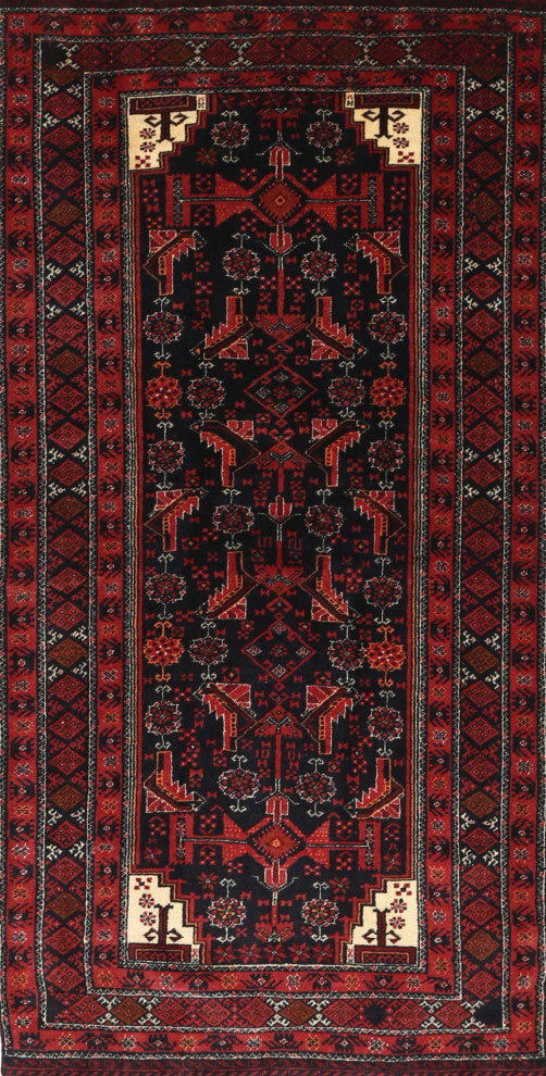 Ahgly Company Indoor Rectangle Traditional Area Rugs, 2' x 4'