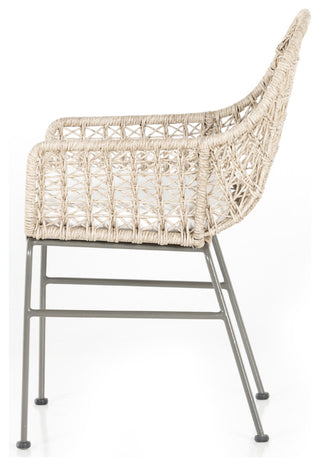 Bandera Dining Chair With Cushion-White