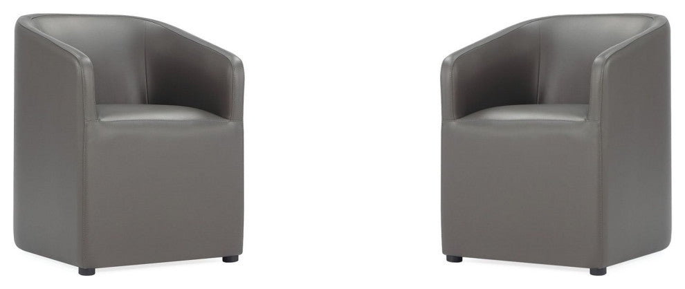Manhattan Comfort Anna Round Dining Armchair, Set of 2