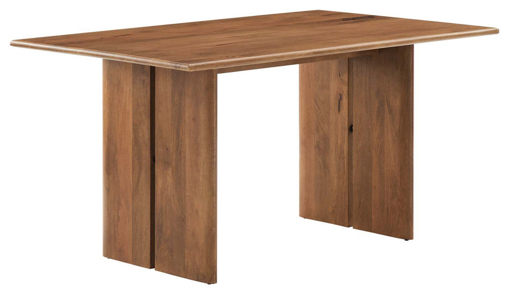 Amistad 60" Wood Dining Table - Walnut