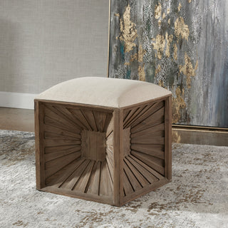 Uttermost Jia Wooden Ottoman - 23131
