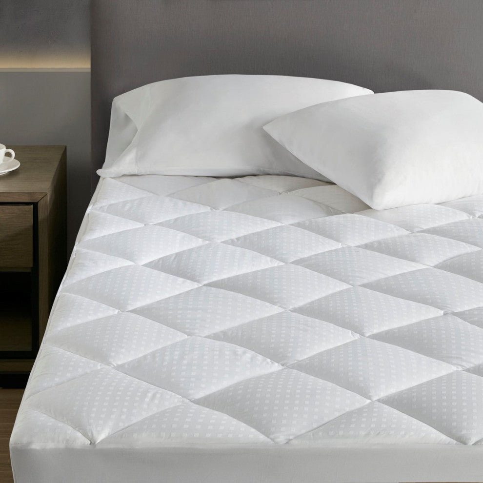 Croscill Signature 100% Cotton Waterproof Mattress Pad, Queen