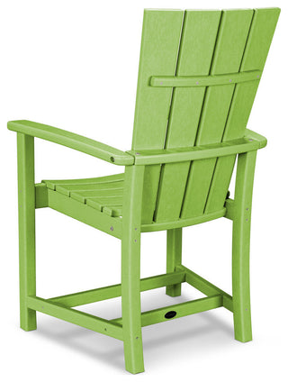 Polywood Quattro Adirondack Dining Chair, Lime