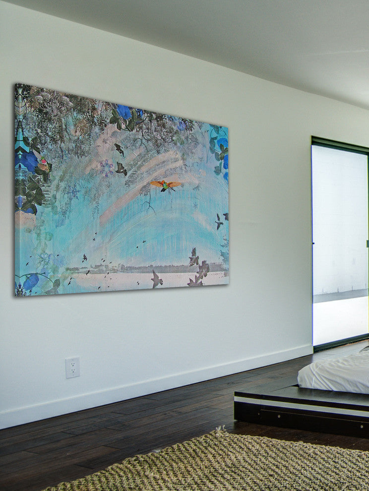 "Celsius Scorpio" Painting Print on Canvas by Tracy Silva Barbosa